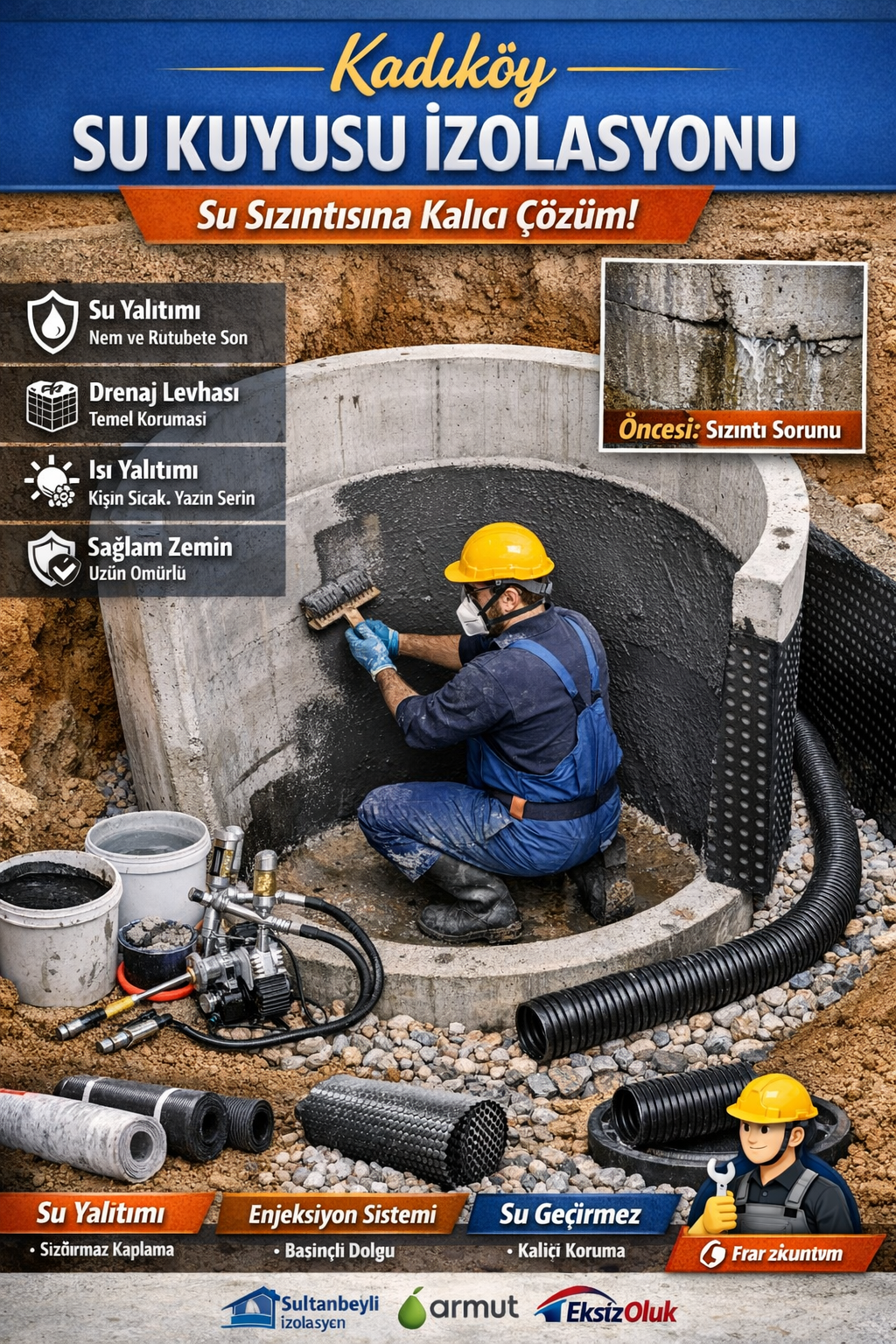 Kadıköy Su Kanalı İzolasyon