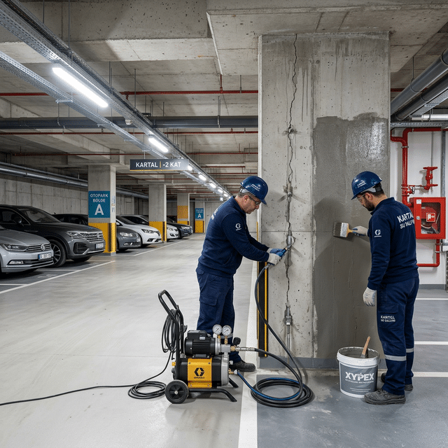 Kartal Otopark Su Yalıtım Uygulamamız