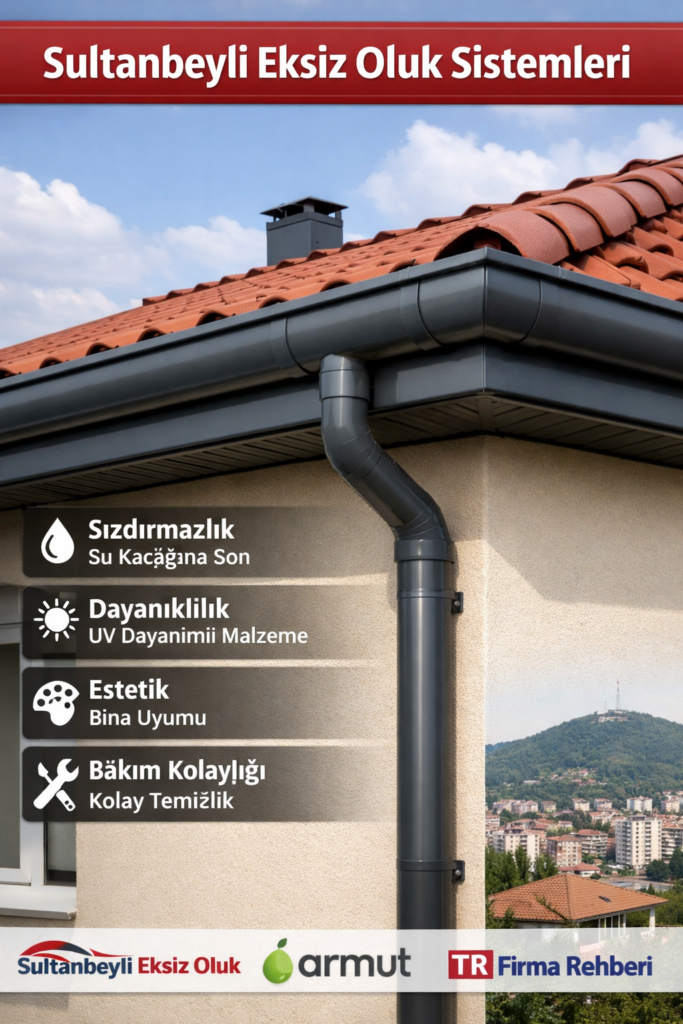 Sancaktepe Bina Çatısı Eksiz Oluk Sistemi