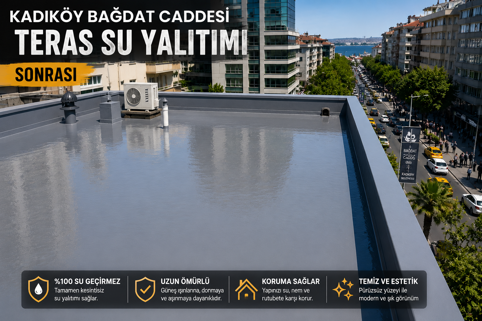 Çatı Membran Yalıtımı Sonrası