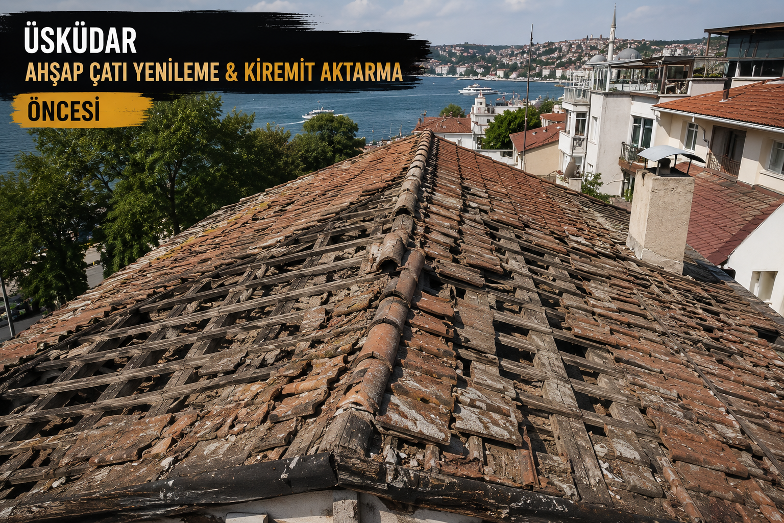 Çatı Tamiri Öncesi
